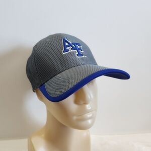 The Game Air Force Falcons Hray Blue A-Flex Baseball Hat Cap Unisex NWOT